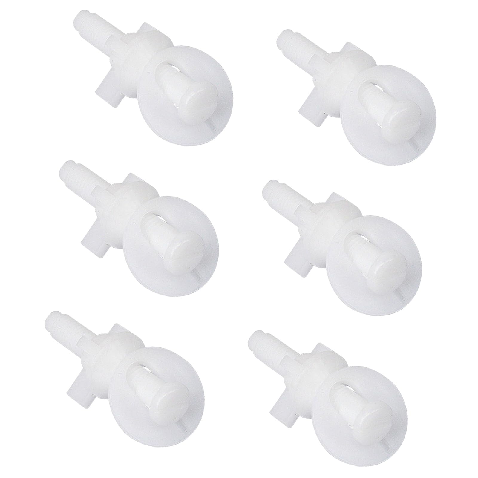 of 6 Toilet Seat Bolts Secure Mounting Hardware Not Loosening Fasteners Upgrades for Bathroom Fixtures Toilet Seat Screws
