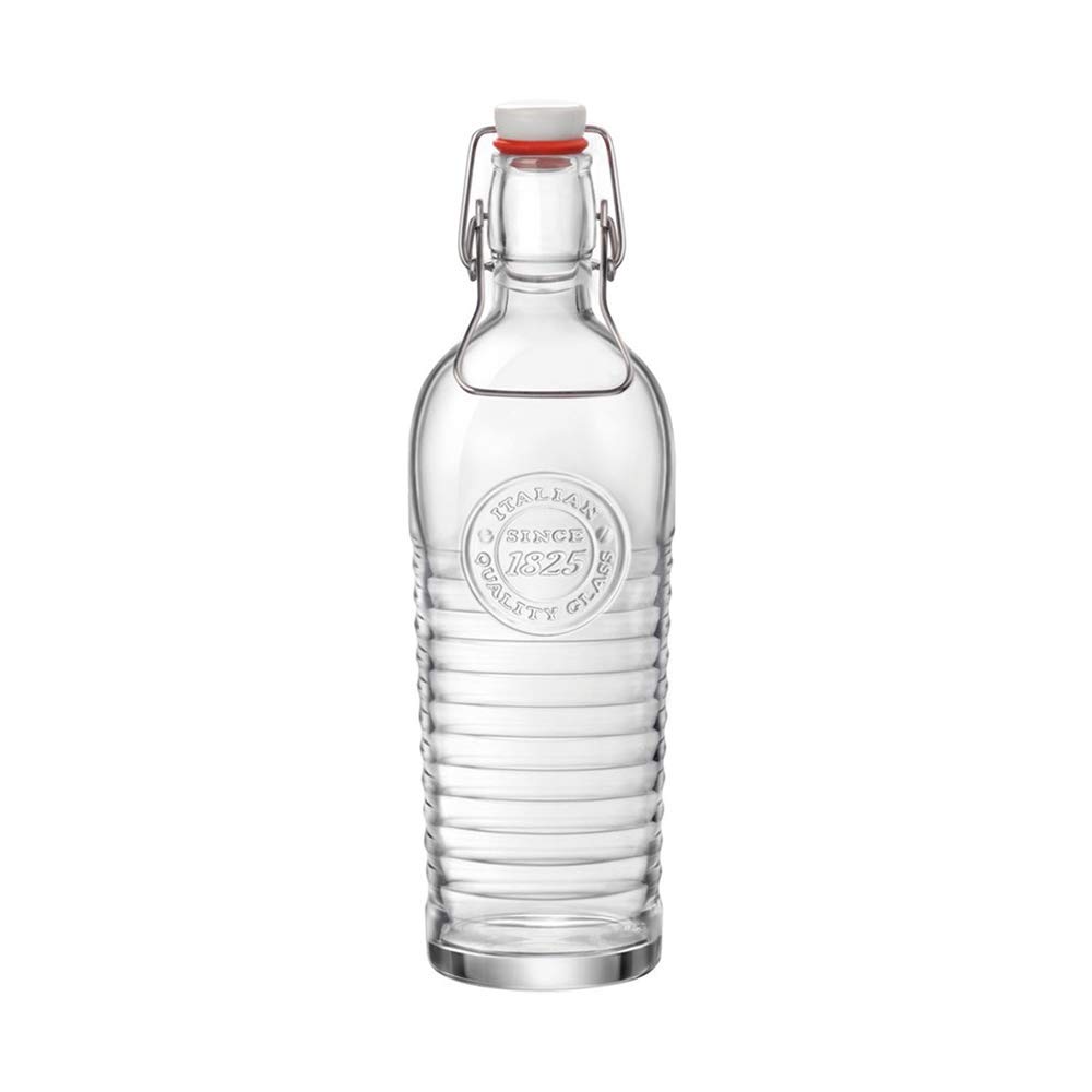 Bormioli Rocco Officina 1825 Vintage Flip Top Glass Bottle - 1200 Milliliter