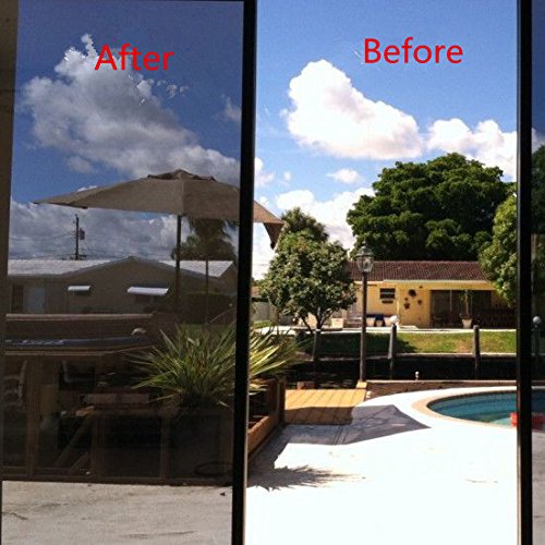 Vinilo Reflectante Privacy Window 24"x60" Plata Moyishi miniatura 3