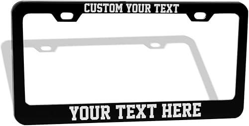 Miniatura 2 de 2 marcos de matrícula personalizados para automóvil, marco de placa personalizado para automóvil, diseño personalizado para tu propio marco de placa