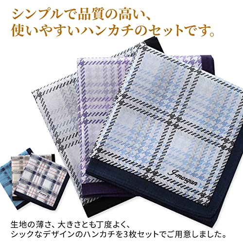 エコライドワールド メンズハンカチ3枚セット hankachi-102-02