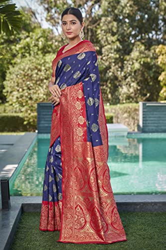 Image of Glory Sarees Women's Banarasi Silk Saree With Blouse Piece (Rich Silk101 Parent)