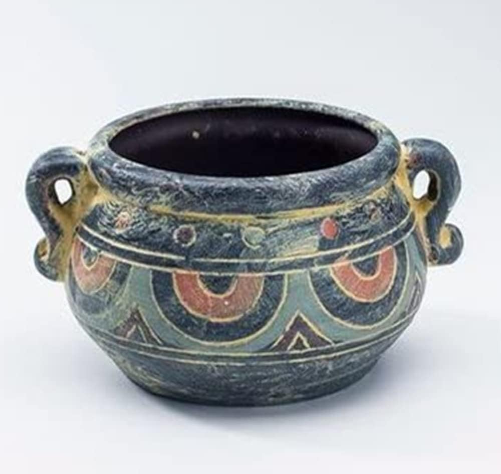 Ceramic Home/Garden Antique Flower Planter Pot Mexican Style with Ears