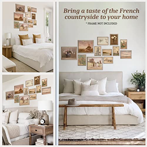 97 Decor Vintage Farmhouse Wall Decor - French Country Decor, Farmhouse Wall Art Gallery Prints, Rustic Farmhouse Pictures, Neutral Cottagecore Vintage Poster Artwork For Kitchen Bedroom (Unframed) #TOP3