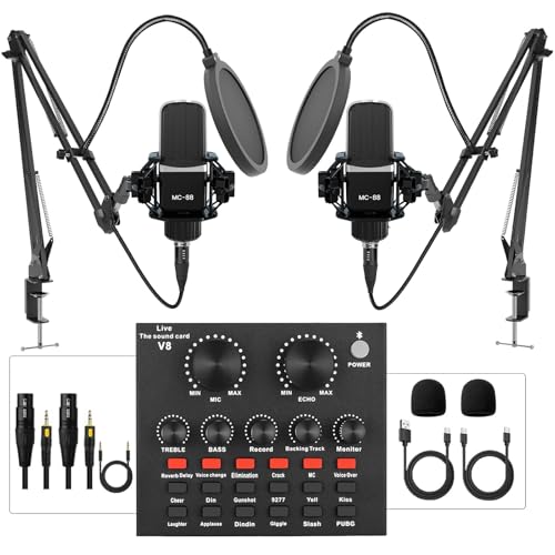 Amazon | ポッドキャスト機器バンドル 2個セット オールインワン