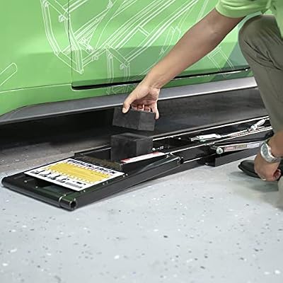 QuickJack Bundle - 7000TL Portable Car Lift, Includes Truck Adapters & Wall Hangers, ALI Certified, 110V Power Unit, Truck Lift for Garage & Shop, (7,000 lbs. Capacity)