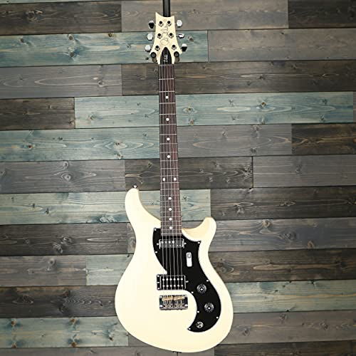 PRS S2 Vela Satin Antique White Guitare électrique Blanc - Les Beatles, Paul McCartney, John Lennon, RIngo Starr, George Harrison PRS S2 Vela Satin Antique White Guitare électrique Blanc – Image 3
