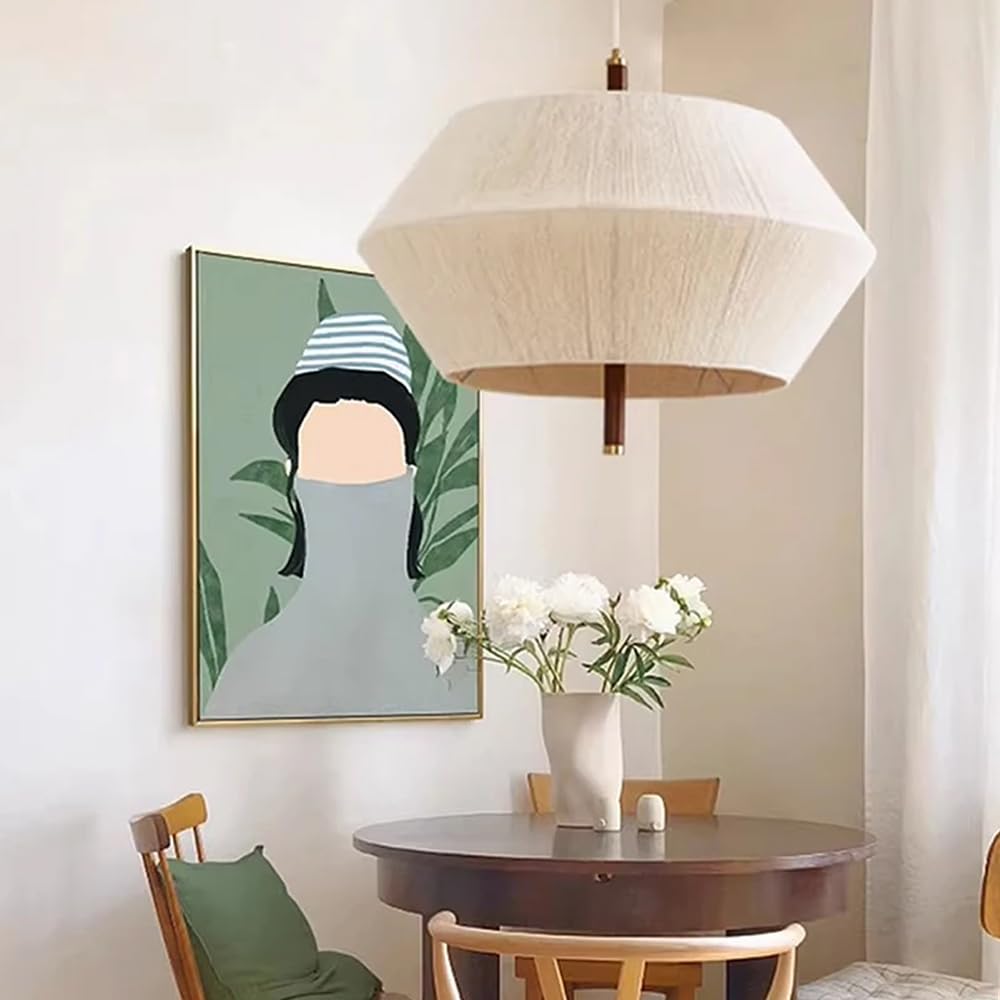 Amazon.com: DLSixYi Japanese Wabi-sabi Style Woven LED Chandelier