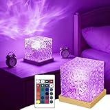 【Effetti Multimodali】: Lampada Aurora Boreale con 16 colori selezionabili, modalità statica e dinamica e proiezione rotante, ideale come luce notturna, luce ambientale o decorazione per feste, adattandosi a diversi scenari.