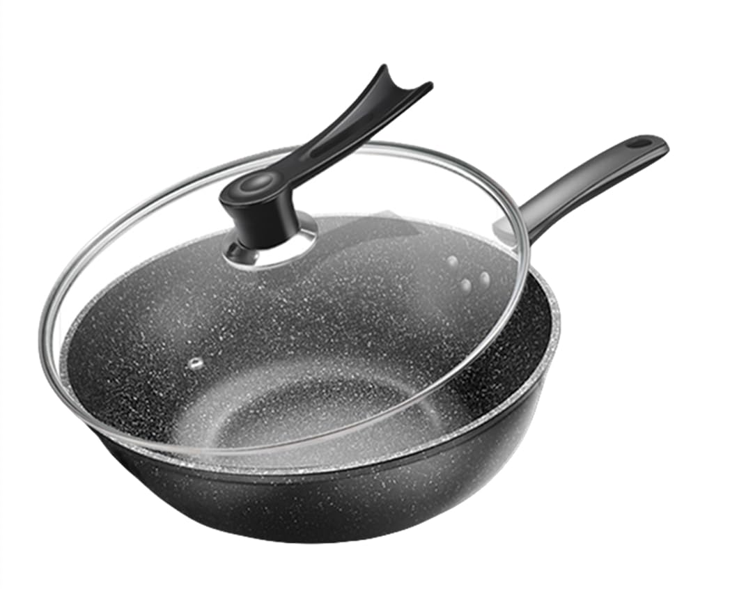 Amazon.co.jp: フライパン 深型 炒め鍋 30cm/32cm/34cm 蓋付き