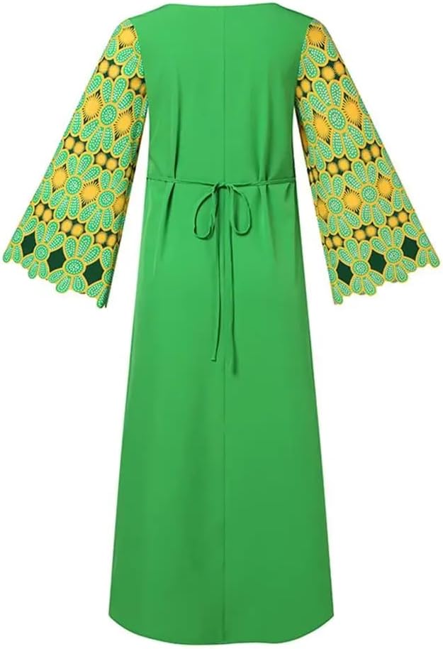 LIXINGHEITANG Size Women Bohemian Autumn Long Sleeve Party Casual Loose Robe