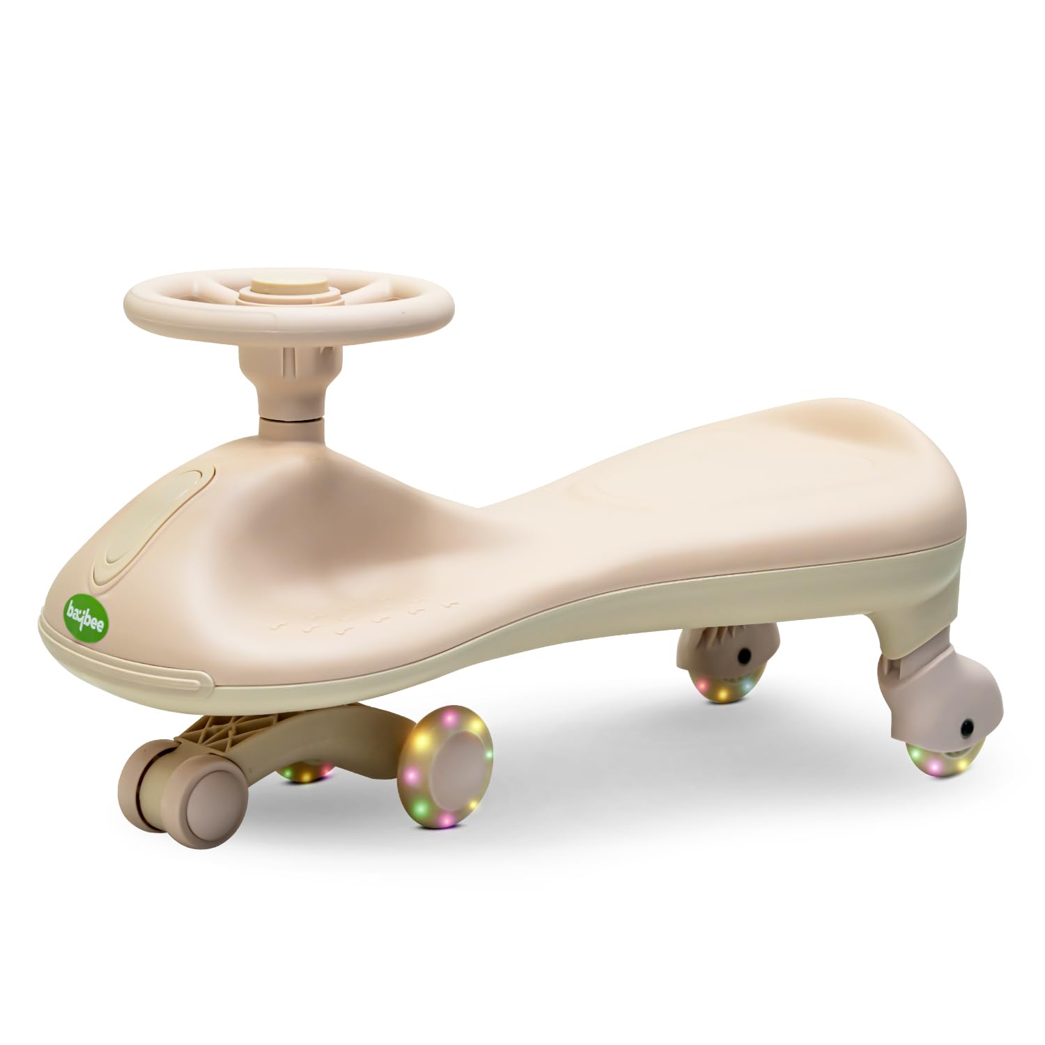 Baybee Ride on Car Swing Car for Kids, Twister Magic Ride on Kids Cars with PU Led Wheels, Music | Push Ride on Toy Baby |Magic Cars for Kid to Drive 3 to 8 Years Boy Girl (Pink)