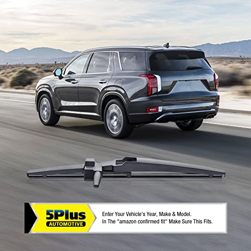 Image of 5 PLUS 12 inch Rear Wiper Blade Replacement for Toyota 4Runner 2009-2003 BACK Windshield Wiper Blade (12-F)