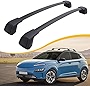 EZREXPM Cross Bars Roof Rack Fit for Hyundai Kona 2018 2019 2020 2021 2022 2023 Lockable Luggage Rack Crossbar Cargo Carrier Accessories (with Side Rails)