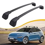 EZREXPM Cross Bars Roof Rack Fit for Hyundai Kona 2018 2019 2020 2021 2022 2023 Lockable Luggage Rac