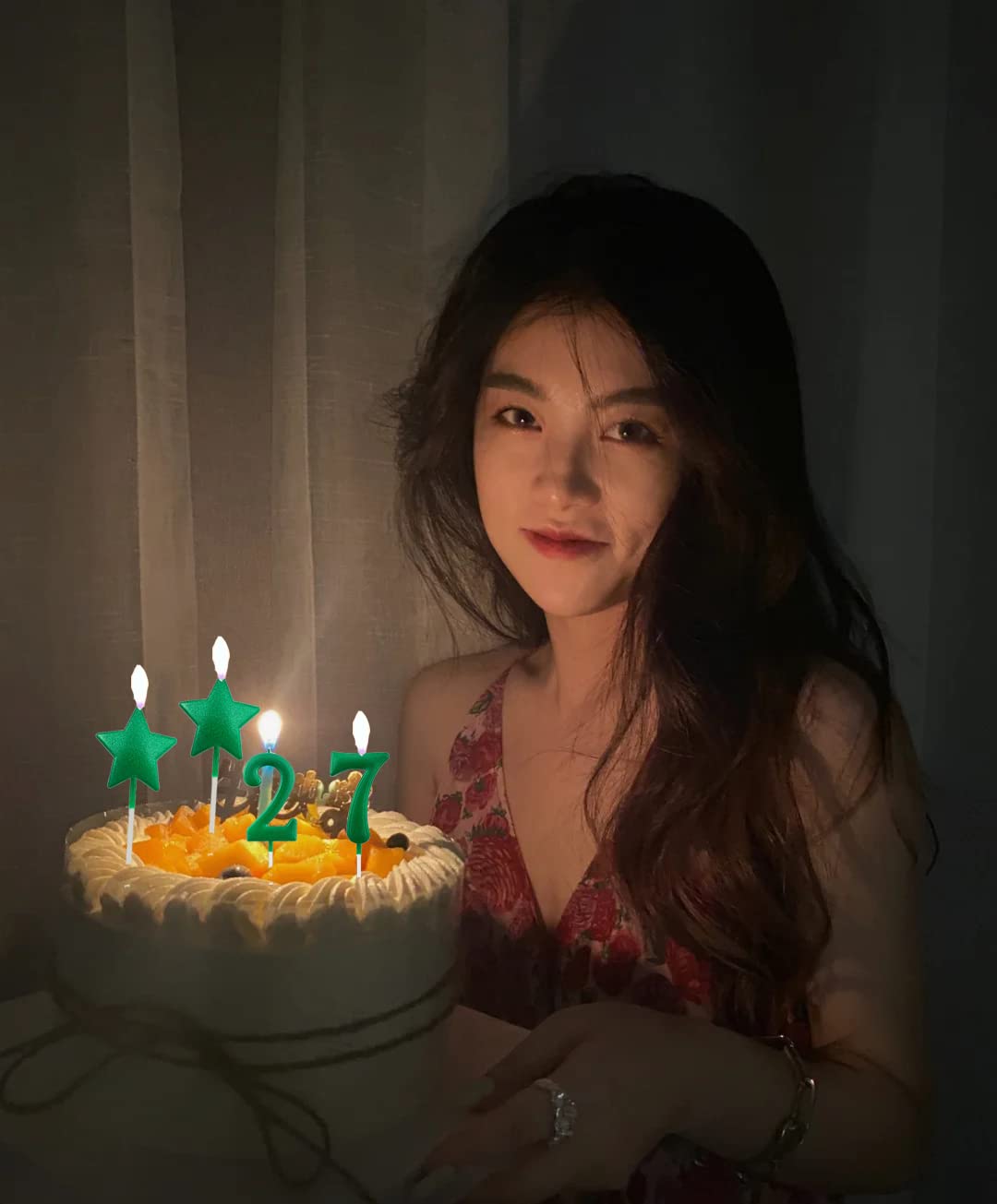 Velas de cumpleaños de 2.75 pulgadas, color verde con brillantina, decoración y celebración para adultos y niños (verde 2.75 pulgadas, número 7)