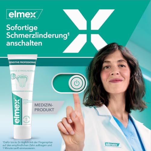 elmex Zahnpasta Sensitive Professional, Geschmacksneutral, 75 ml – Ansicht 3