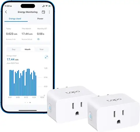 TP-Link Tapo P125M ultra compact Matter smart plug for Alexa no energy monitoring