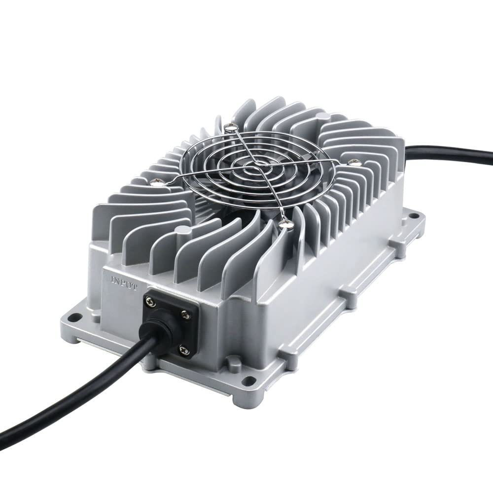 24 V 20 A LiFePO4 kwasowo-ołowiowa wodoodporna ładowarka do roweru elektrycznego 25,2 V 29,2 V 29,4 V pełne uszczelnienie inteligentna ładowarka samochodowa do wózka golfowego (rozmiar: Anderson 30 A, kolor: kwasowy ołowiowy 24 V 20 A)