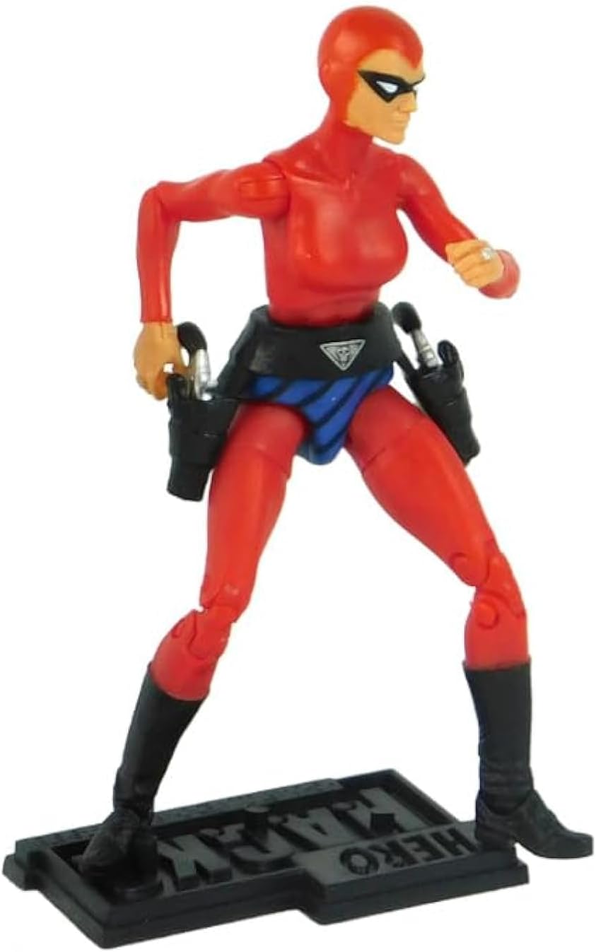 Boss Fight Studio Hero H.A.C.K.S. The Phantom Julie Walker Action Figure, Wave 1.5 – Highly Articulated Figurine with Accessories, Holstered Belt, Pistols, Alternate Head & Hands, Book & Stand – 1:18