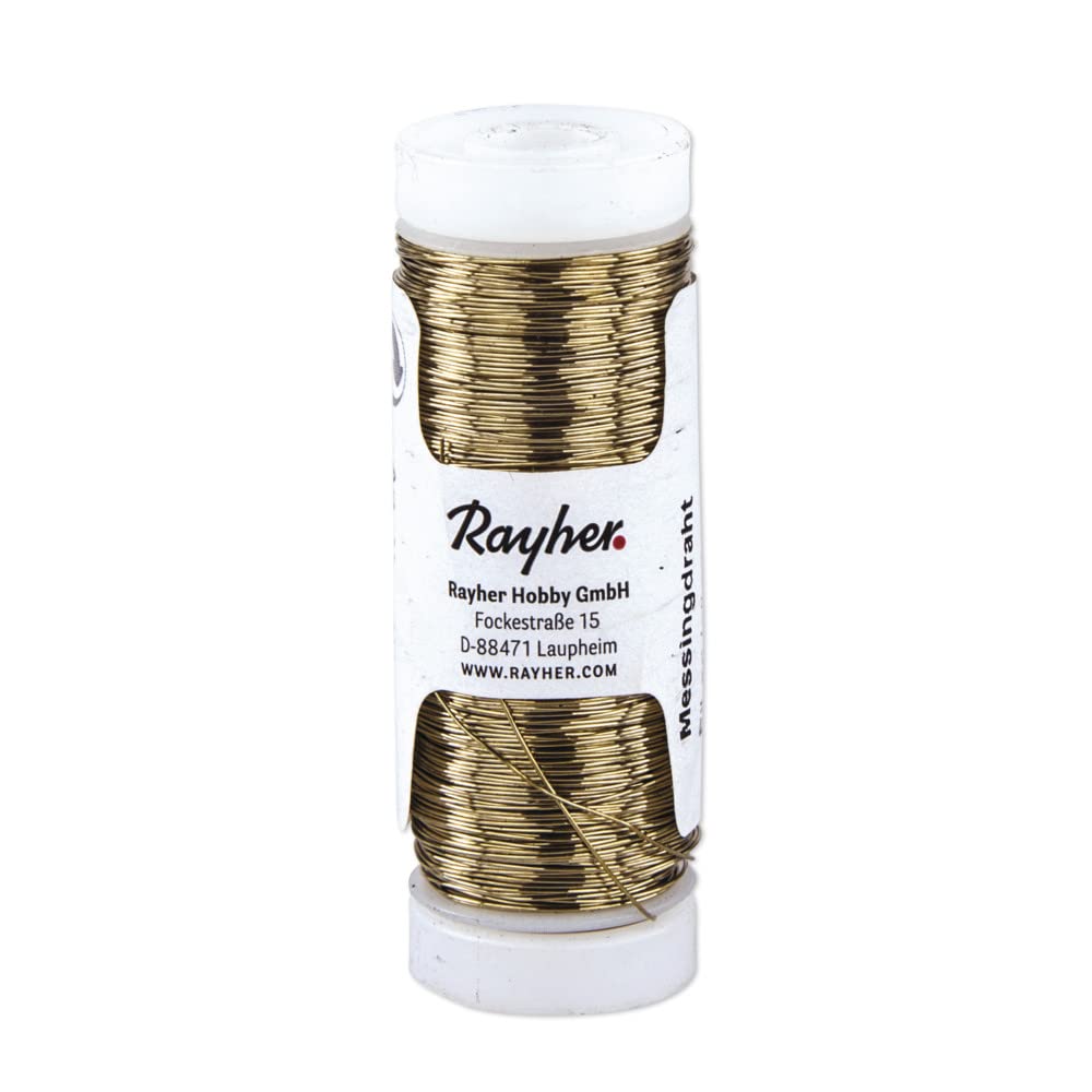 RAYHER Wire, Metal, Brass, 2.8 x 2.8 x 5.6 cm