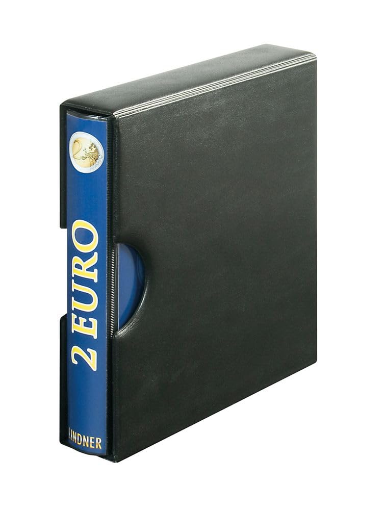 LINDNER Das Original Illustrated Album for 2 Euro - Commemorative Coins Volume 1-5 (chronologically) incl. Slip Case - Special Edition