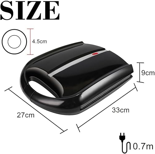 Miniatura 8 de Mini máquina para hacer panqueques, mini máquina para hacer donas para desayuno, aperitivos, postres y más con superficie antiadherente, máquina de