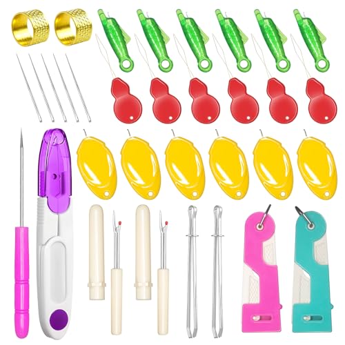 Lechchy 33 Pcs Sewing Tool Kit - with Automatic Needle