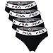 Produktbild FILA Damen Slip - 4er Pack Briefs (Schwarz, M)