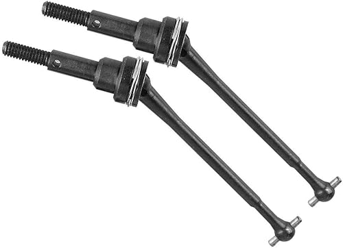 Miniatura 7 de Eje de transmisión de coche a control remoto, 2 piezas eje de transmisión universal delantero eje de metal para WLtoys 112 12423 control remoto