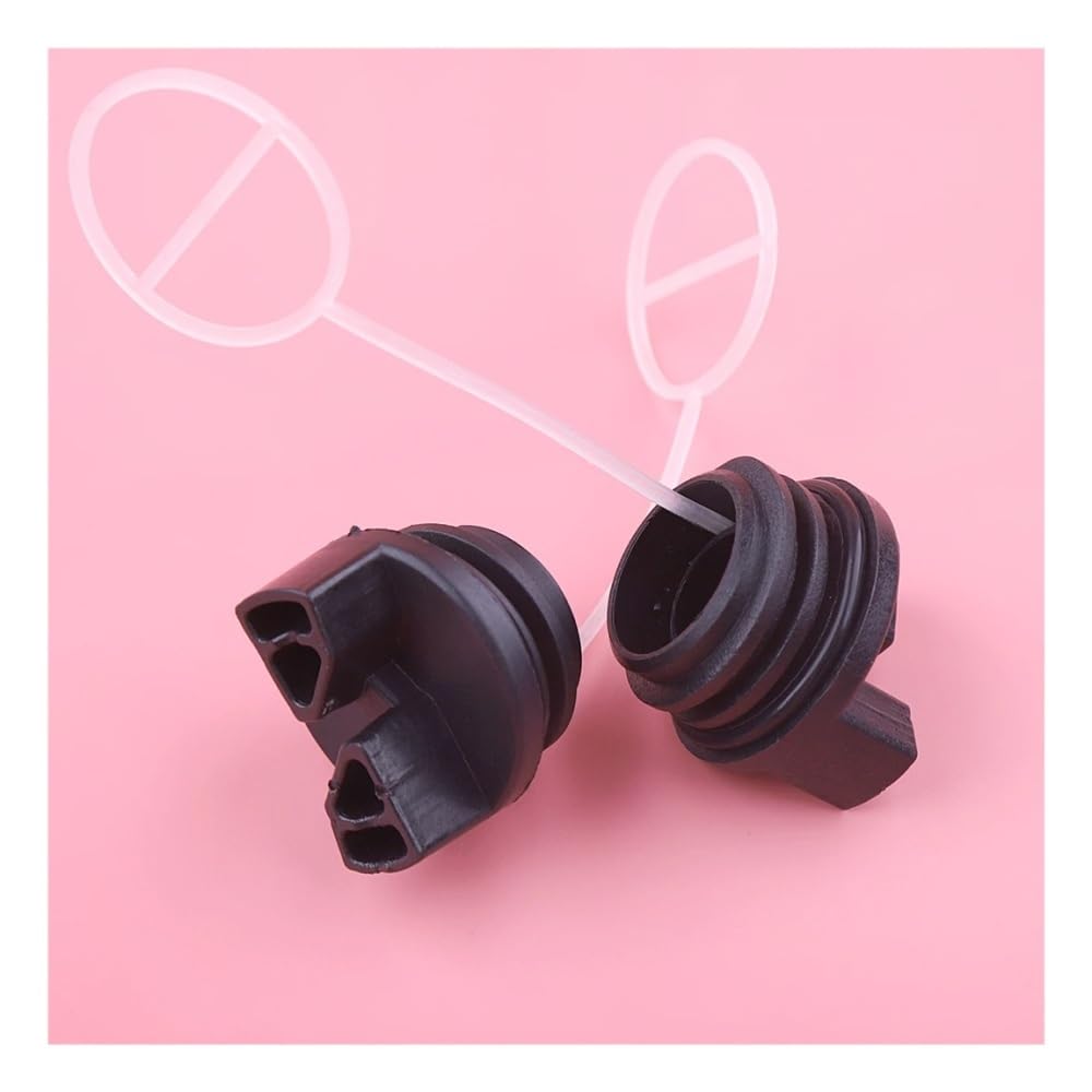 Bouchon de filtre à carburant pour tronçonneuse 2T 350-420 - Lot de 2 pièces