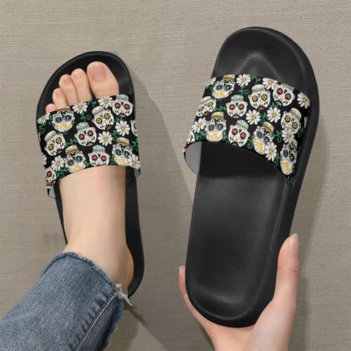 Lightweight EVA Slides Soft Non Slip Slippers for Women Men Teens Summer Bathroom Poolside Beach Water Shoes US Size 5.5-12.54