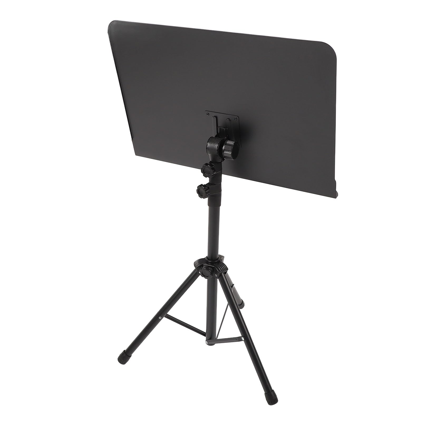 Eujgoov Atril Profesional para Libros de Música, Altura Ajustable, Plegable, para Partituras, con Resistente Construcción de Metal ABS y Bolsa de Transporte para Músicos, Directores, (BLACK)