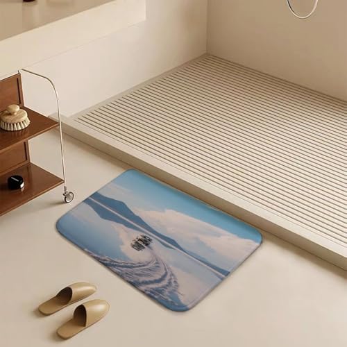 Alfombras de baño absorbentes para suelos secos de ducha 7