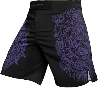Aztec Mens Muay Thai Shorts Jiu Jitsu Grappling MMA Fight Shorts Men BJJ Boxing Trunks