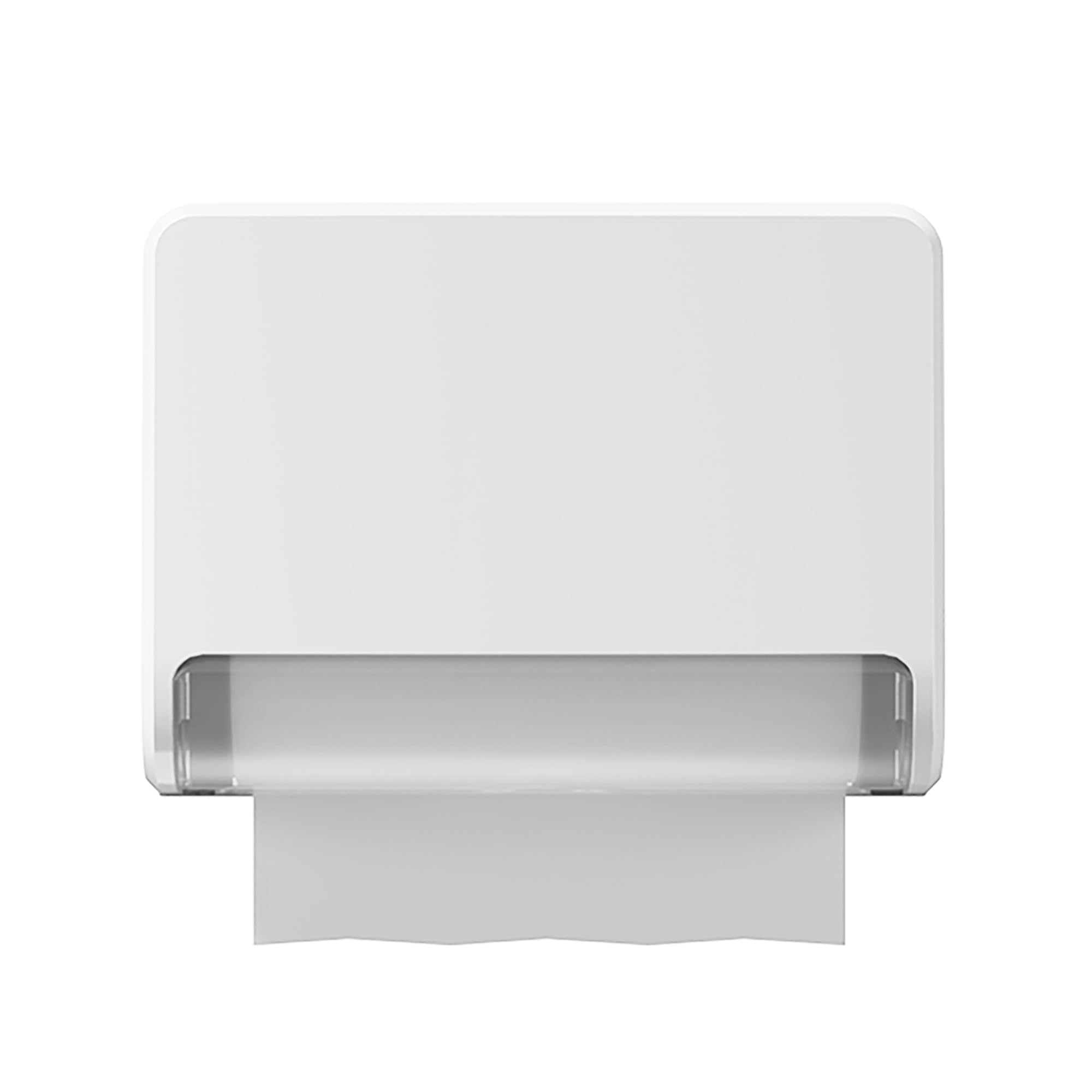 NICEME Distributeur de Serviettes en Papier, Support Mural Commercial, Adapté aux Maisons, Bureaux, Hôtels et Installations Commerciales, Blanc