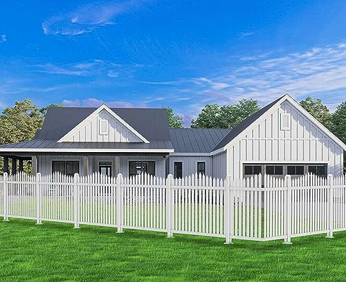 Goleray scalloped vinyl fence panels 10 sets