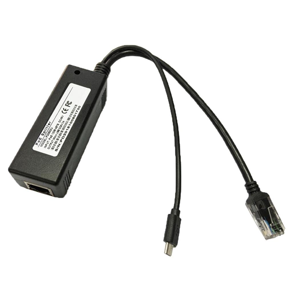 ATORSE Poe Power Over Ethernet Splitter Adapter 48V to 5V Converter Micro USB-image-17