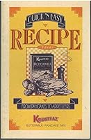 Quick 'N Easy Recipe Ideas: From Pancakes to Appetizers B003T8UCDA Book Cover