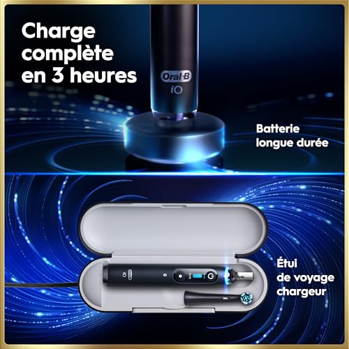 Brosse à dents électrique Oral B iO9 2 brossettes Étui de Voyage Chargeur Édition Cadeau - vue 4