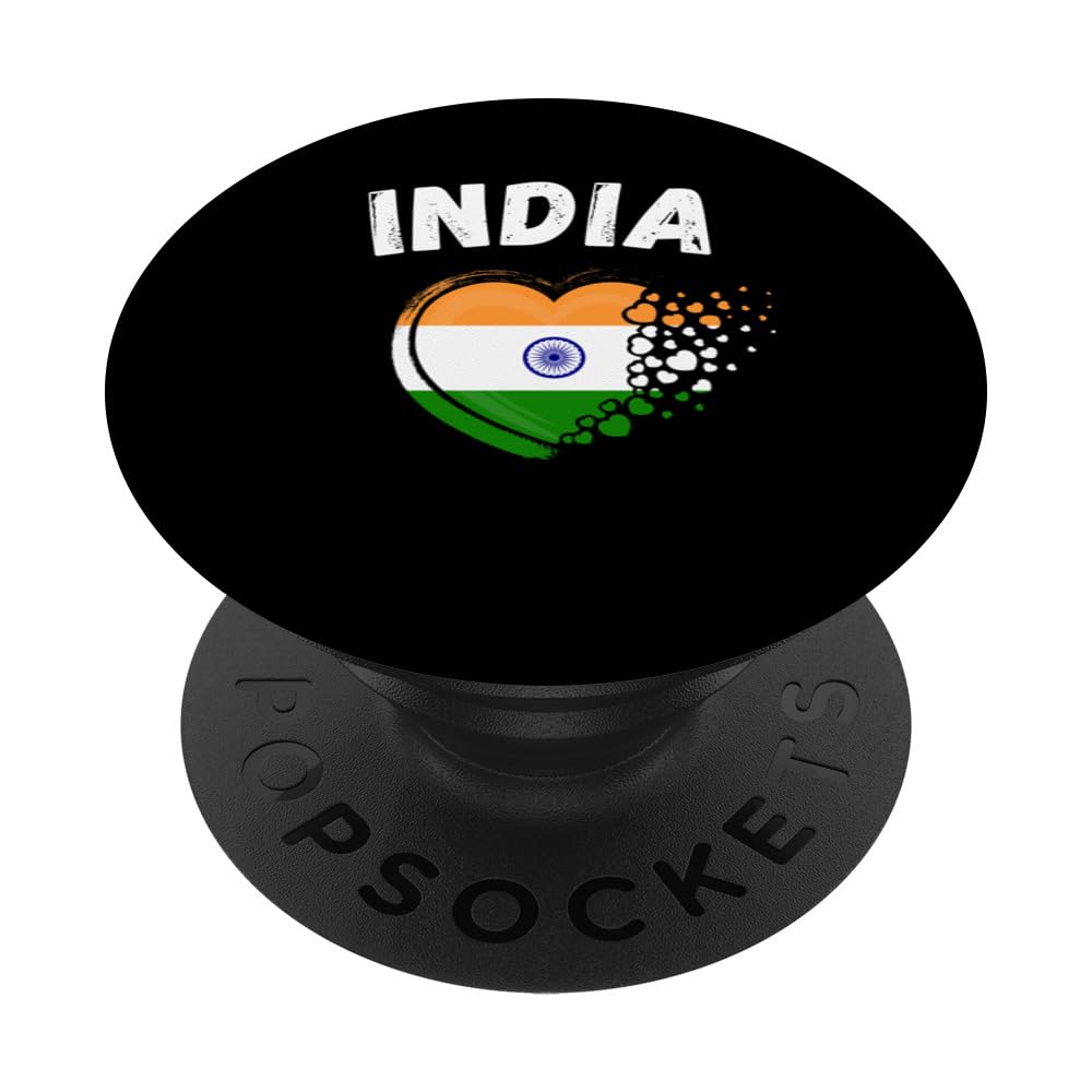 India Flag India Heart Indian Outdoor Tripin India PopSockets Swappable PopGrip
