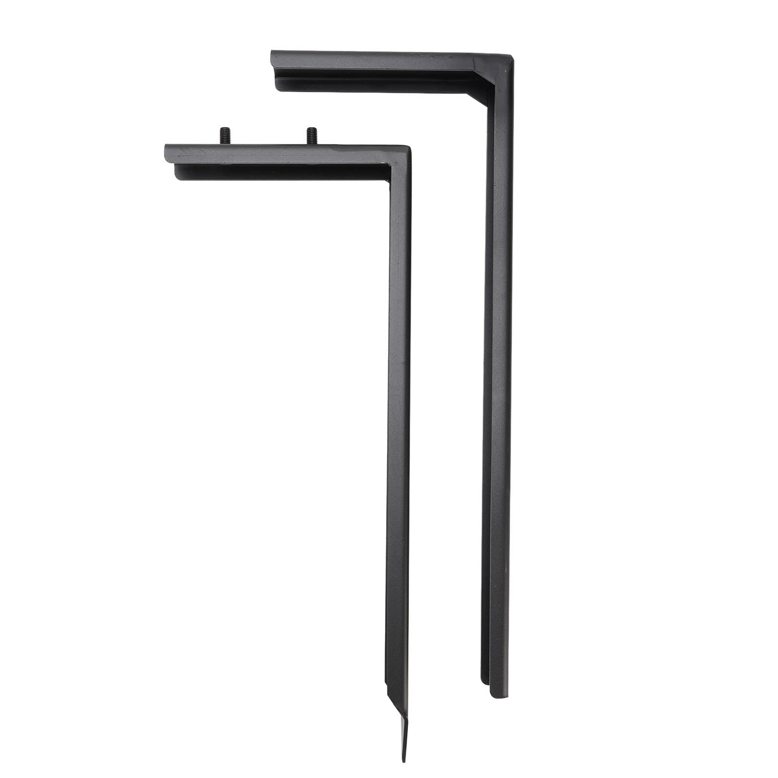 Tnfeeon Estacas de Reparación de Postes de Cerca, Anclaje de Poste de Cerca de Acero Resistente, Paquete de 2 para Reparación de Cercas de Madera, Estacas Antideslizantes para el Suelo, Soporte de