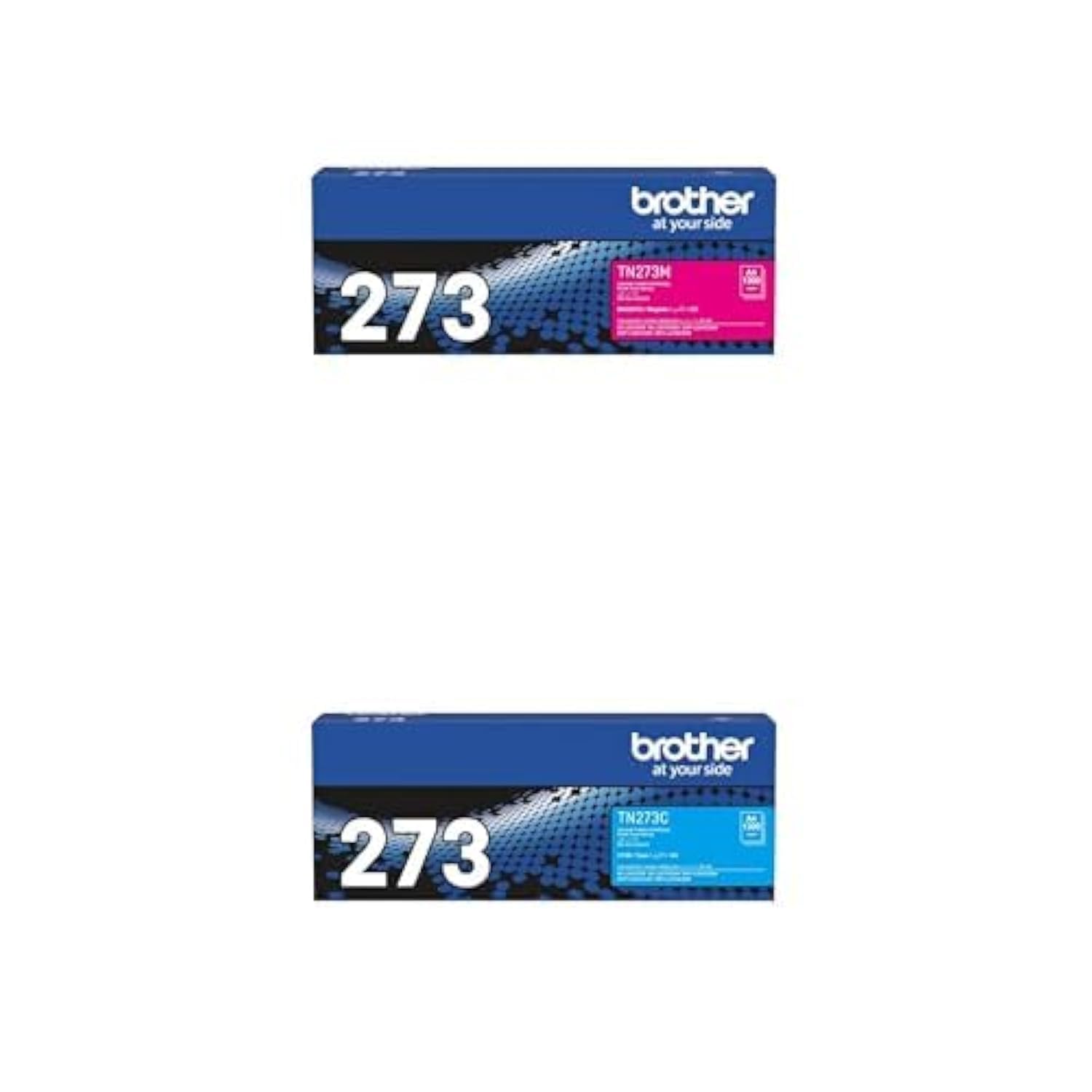 Brother Magenta Ink Printer Toner Cartridge + Color Toner Cartridge Cyan