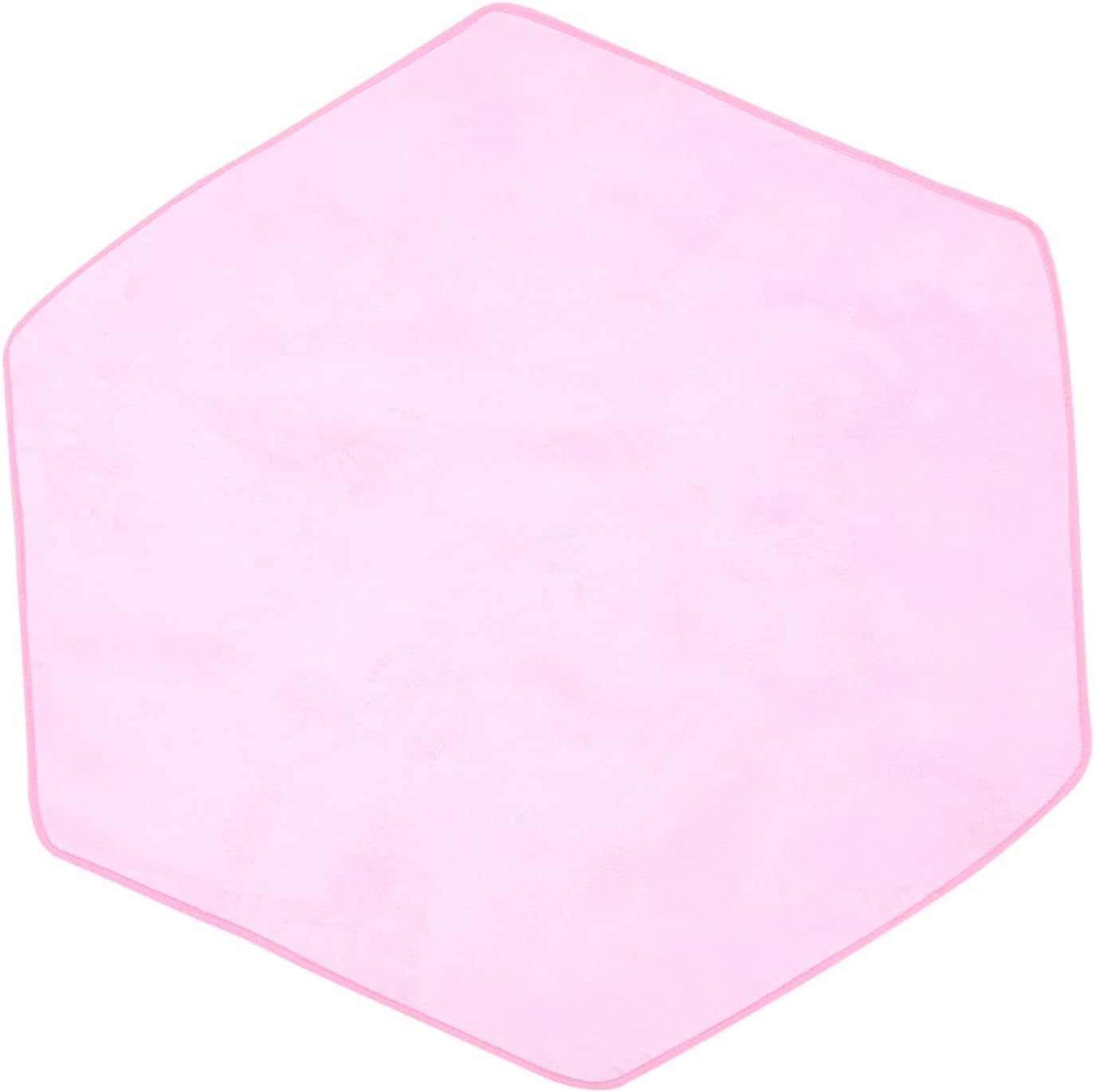 Hexagonal Play Mat Non Slip Floor Carpet for Indoor Decoration Soft Rug for Tent and Game Area Pink Floor Tiles for Boys and Bedroom