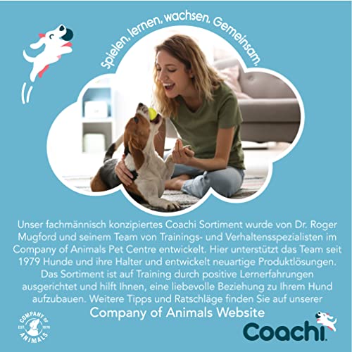 Coachi Training Dumbbell, schwimmt, weites Werfen, klassisches Apportierspielzeug, Jagdhund- und Welpentraining. Hundezubehör, sehr robust und beständig, für mittelgroße Hunde und Welpen