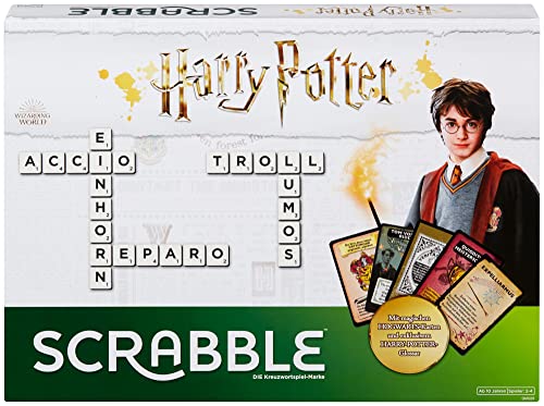 Scrabble Harry Potter Mattel Games juego de mesa de mesa de estrategia con cartas 5