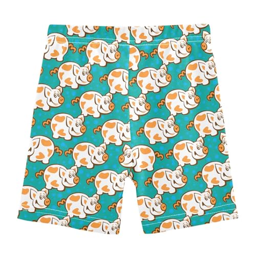 Girls' Shorts Soft Summer Soft Boxers Short Cute Pig Leggings Dance Bottoms3