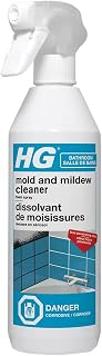 HG Mould Remover Foam Spray 500 ml - Immediately Eliminates All Moulds - Making Filthy Black Stains Disappear,White