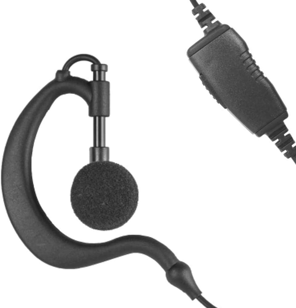 1-Wire Earhook Inline PTT for HYT Hytera PD-602 662 682 X1e X1p Z1p