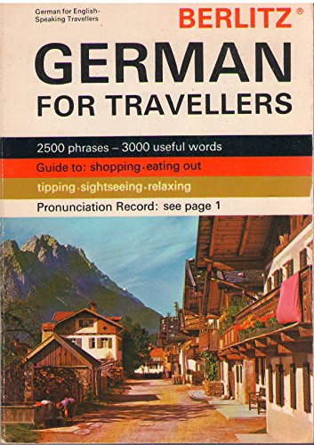Berlitz German for Travellers (Berlitz Travelle... B000MS5OC4 Book Cover